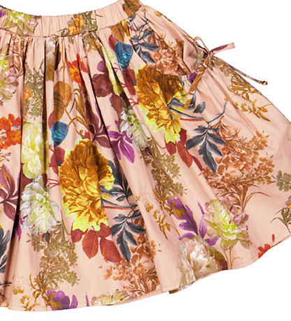 Christina Rohde Nederdel - Dusty Rose m. Blomster Christina Rohde Nederdel - Dusty Rose m. Blomster