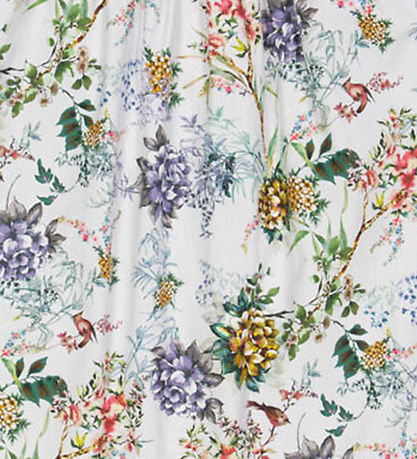 Christina Rohde Kjole - Blågrå m. Blomster Christina Rohde Kjole - Blågrå m. Blomster