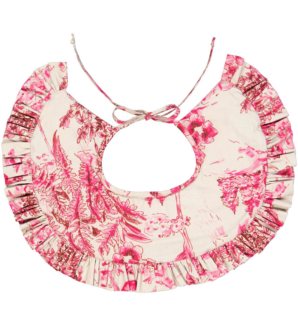 Christina Rohde Kragen - Beige m. Pink Print - Christina Rohde - One Size - Zubehör