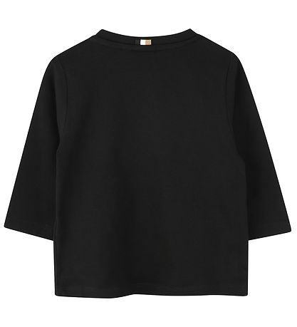 BOSS Bluse - Sort m. Hvid BOSS Bluse - Sort m. Hvid