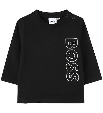 BOSS Bluse - Sort m. Hvid BOSS Bluse - Sort m. Hvid