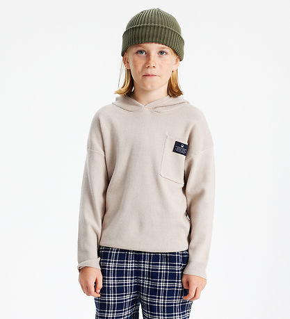 The New Hættetrøje - Strik - TNLarouse - Oatmeal The New Hættetrøje - Strik - TNLarouse - Oatmeal