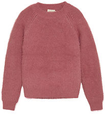 Creamie Bluse - strik - Mesa Rose m. Glitter Creamie Bluse - strik - Mesa Rose m. Glitter