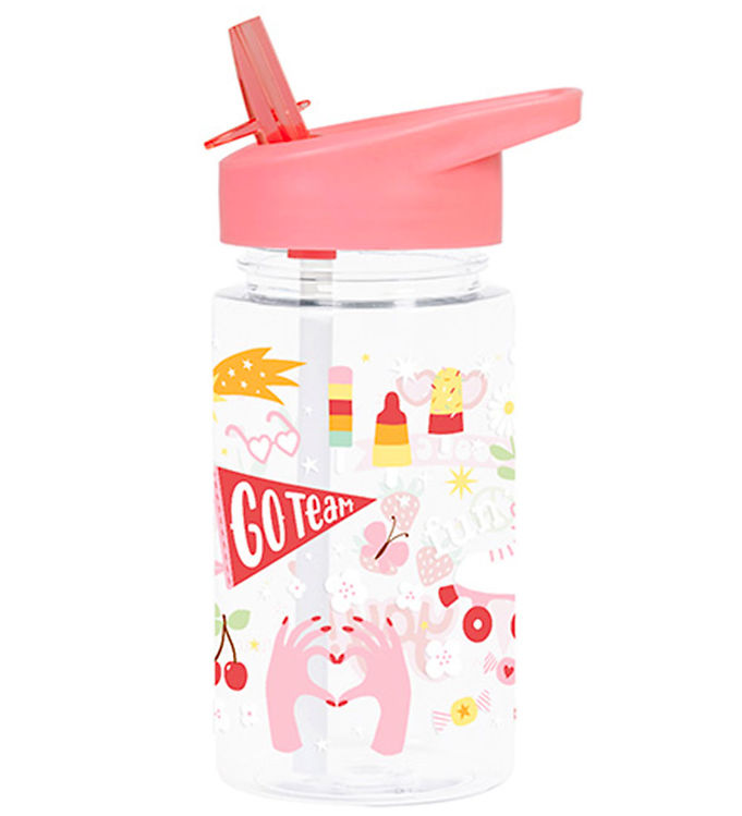 A Little Lovely Company Drikkedunk m. Sugerør - 450 ml - Fun