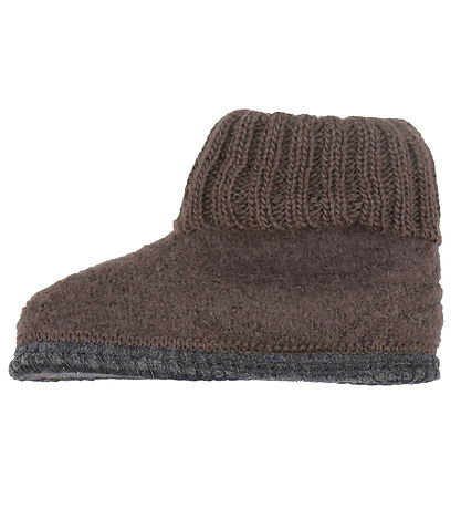 Huttelihut Hjemmesko - Uld - Coffee Bean Huttelihut Hjemmesko - Uld - Coffee Bean