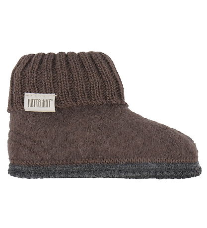 Huttelihut Hjemmesko - Uld - Coffee Bean Huttelihut Hjemmesko - Uld - Coffee Bean