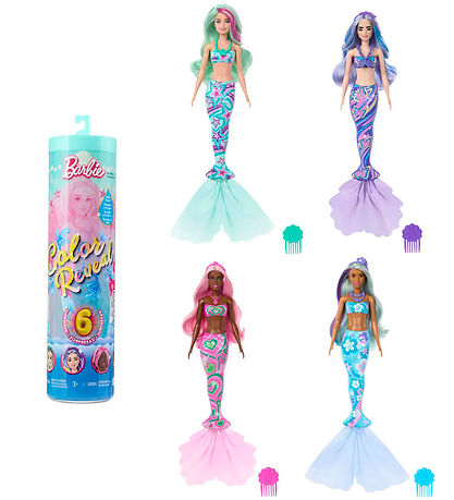 Barbie Dukke - 30 cm - Color Reveal Deep Sea Mermaids Barbie Dukke - 30 cm - Color Reveal Deep Sea Mermaids