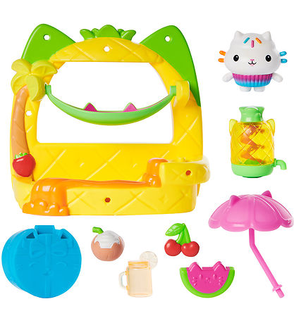 Gabby's Dollhouse Sæt - 8 Dele - Balcony Set - Cakey Gabby's Dollhouse Sæt - 8 Dele - Balcony Set - Cakey