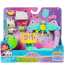 Gabby's Dollhouse Sæt - 8 Dele - Balcony Set - Pandy Gabby's Dollhouse Sæt - 8 Dele - Balcony Set - Pandy
