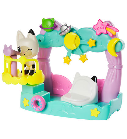 Gabby's Dollhouse Sæt - 8 Dele - Balcony Set - Pandy