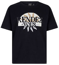 Indian Blue Jeans T-shirt - Rendez Vous - Sort Indian Blue Jeans T-shirt - Rendez Vous - Sort