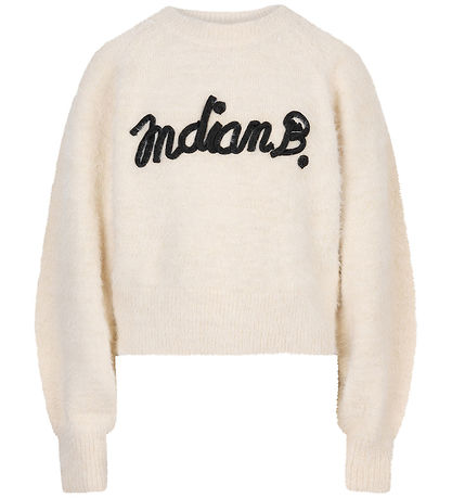 Indian Blue Jeans Bluse - Strik - Sandshell Indian Blue Jeans Bluse - Strik - Sandshell