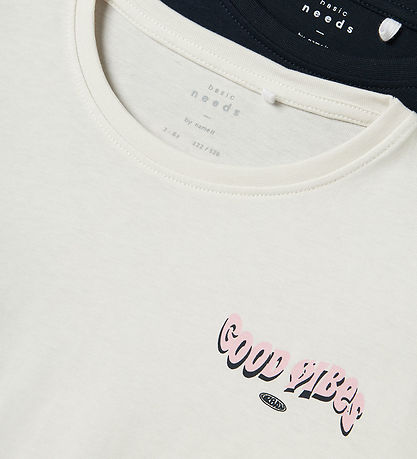 Name It Bluse - NkfVeen - 2-pak - Jet Stream/Dark Sapphire Name It Bluse - NkfVeen - 2-pak - Jet Stream/Dark Sapphire