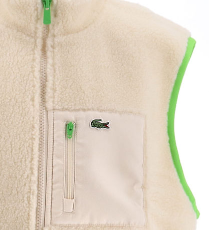 Lacoste Fleecevest - Teddy - Lapland/Multico Lacoste Fleecevest - Teddy - Lapland/Multico