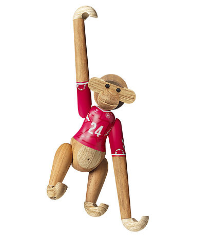 Kay Bojesen Træfigur - Abe - DBU Kvinde 2024 - Mini - Teak/Limba Kay Bojesen Træfigur - Abe - DBU Kvinde 2024 - Mini - Teak/Limba