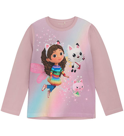 Minymo Bluse - Dawn Pink m. Gabby's Dollhouse