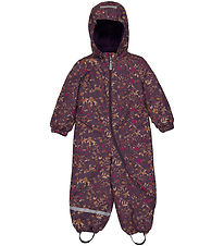Mikk-Line Flyverdragt - Blomstret AOP - Nightshade Mikk-Line Flyverdragt - Blomstret AOP - Nightshade
