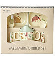 Rice Spisesæt - Melamin - 4 stk. - Sweet Jungle Print Rice Spisesæt - Melamin - 4 stk. - Sweet Jungle Print