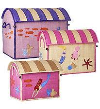 Rice Opbevaringskurve - Raffia - 3 stk. - Mermaid Rice Opbevaringskurve - Raffia - 3 stk. - Mermaid