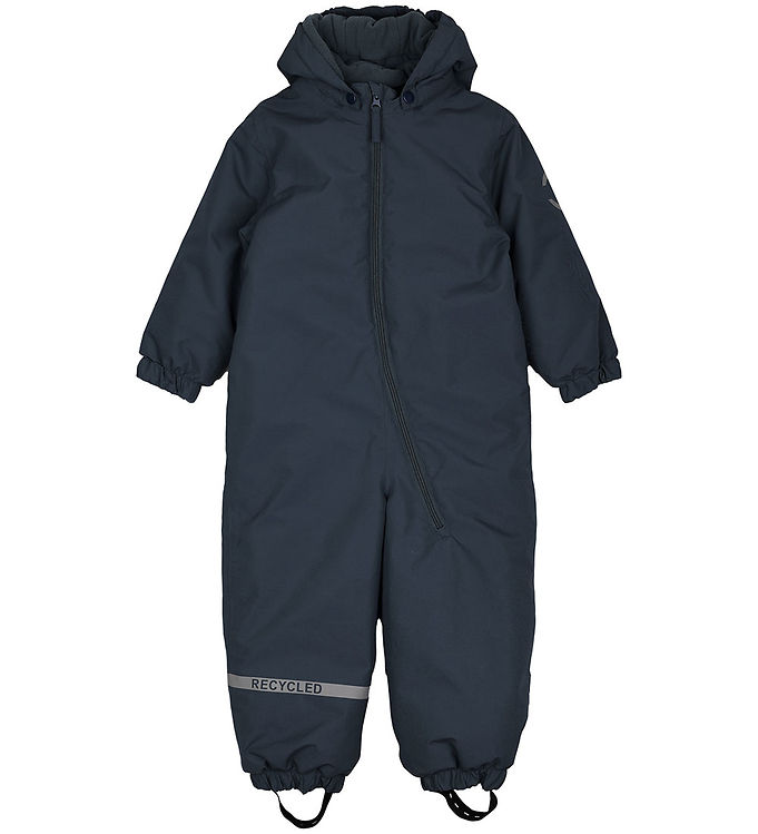 Mikk-Line Flyverdragt Solid - Blue Nights - 80