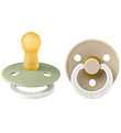 BIBS Colour Natsutter - Str. 2 - 2-pak - Rund - Sage Glow/Vanill BIBS Colour Natsutter - Str. 2 - 2-pak - Rund - Sage Glow/Vanill