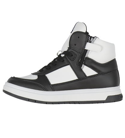 Calvin Klein Sko - High Top Lace Up - Sort/Hvid Calvin Klein Sko - High Top Lace Up - Sort/Hvid