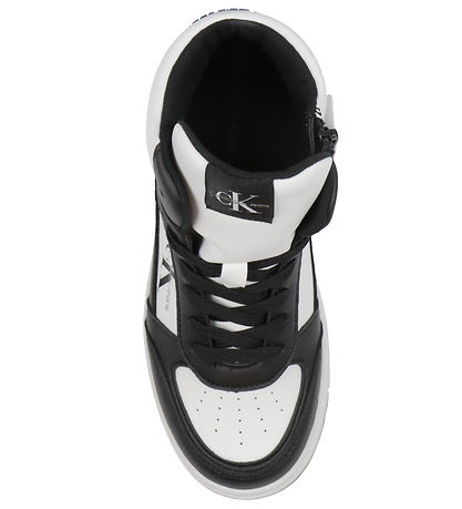 Calvin Klein Sko - High Top Lace Up - Sort/Hvid Calvin Klein Sko - High Top Lace Up - Sort/Hvid