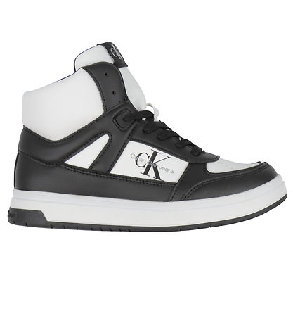 Calvin Klein Sko - High Top Lace Up - Sort/Hvid Calvin Klein Sko - High Top Lace Up - Sort/Hvid