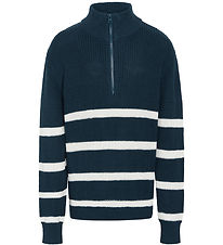Grunt Bluse - Strik - GRChon - Navy Grunt Bluse - Strik - GRChon - Navy