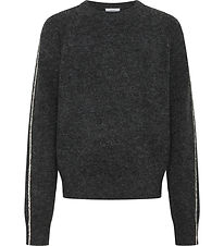 Grunt Bluse - Strik - GRAirdrie - Dark Grey Grunt Bluse - Strik - GRAirdrie - Dark Grey