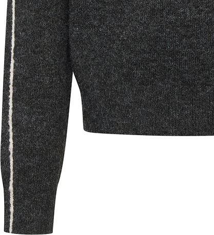Grunt Bluse - Strik - GRAirdrie - Dark Grey Grunt Bluse - Strik - GRAirdrie - Dark Grey