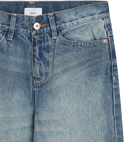 Grunt Jeans - GRWide Low Waist - Blå