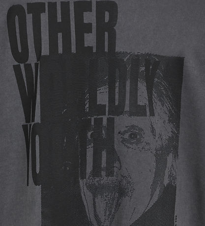 Grunt T-shirt - GRGret - Mørkegrå m. Print Grunt T-shirt - GRGret - Mørkegrå m. Print