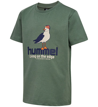 Hummel T-shirt - HmlPrint - Laurel Wreath/Black Iris