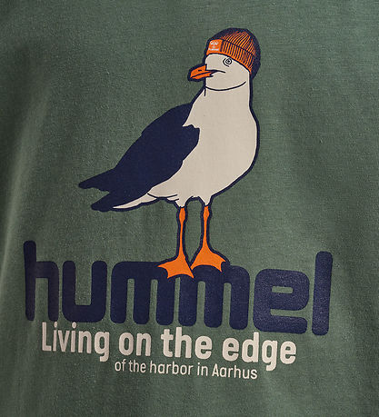 Hummel T-shirt - HmlPrint - Laurel Wreath/Black Iris