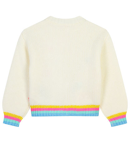 Billieblush Cardigan - Strik - Ivory m. Hjerter