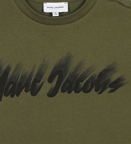 Little Marc Jacobs Bluse - Winter Moss m. Sort