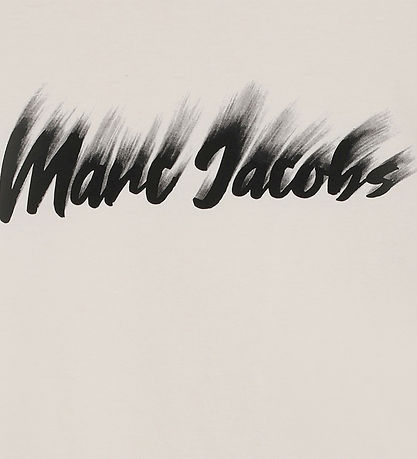 Little Marc Jacobs T-shirt - Sand m. Sort Little Marc Jacobs T-shirt - Sand m. Sort