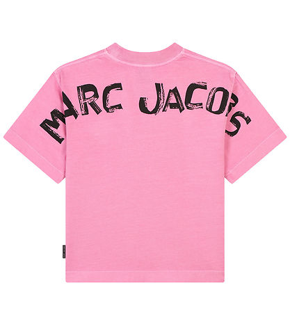 Little Marc Jacobs T-shirt - Fuschia m. Print Little Marc Jacobs T-shirt - Fuschia m. Print