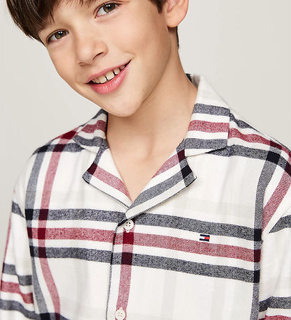 Tommy Hilfiger Nattøj - 2-delt - Heritage Check Ivory Tommy Hilfiger Nattøj - 2-delt - Heritage Check Ivory