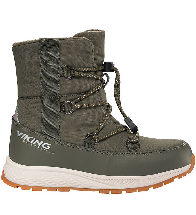 Viking Vinterstøvler - Tex - Equip Warm WP SL - Olive