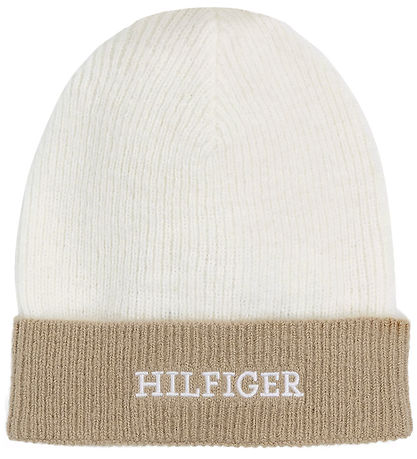 Tommy Hilfiger Hue - Strik - Monotype - Ancient White Tommy Hilfiger Hue - Strik - Monotype - Ancient White