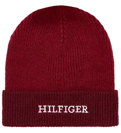 Tommy Hilfiger Hue - Strik - Monotype - Rouge Tommy Hilfiger Hue - Strik - Monotype - Rouge