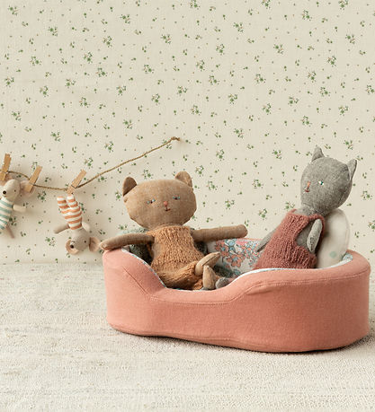 Maileg Kurv - Cosy Basket - 20x29 cm - Coral