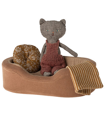 Maileg Dukketilbehør - Cosy Basket - 20x29 cm - Brun Maileg Dukketilbehør - Cosy Basket - 20x29 cm - Brun