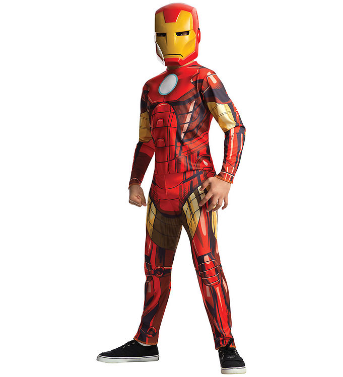 Iron Man Kostume Til Børn - Marvel - 5-6 år - Rubies