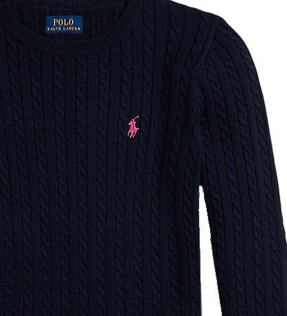 Polo Ralph Lauren Kjole - Strik - Navy Polo Ralph Lauren Kjole - Strik - Navy