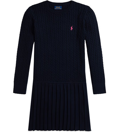 Polo Ralph Lauren Kjole - Strik - Navy Polo Ralph Lauren Kjole - Strik - Navy