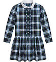 Polo Ralph Lauren Kjole - Navy/Grønternet m. Hvid Polo Ralph Lauren Kjole - Navy/Grønternet m. Hvid