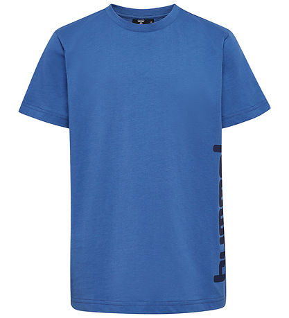Hummel T-shirt - hmlPrint - Bright Cobalt/Black Iris Hummel T-shirt - hmlPrint - Bright Cobalt/Black Iris